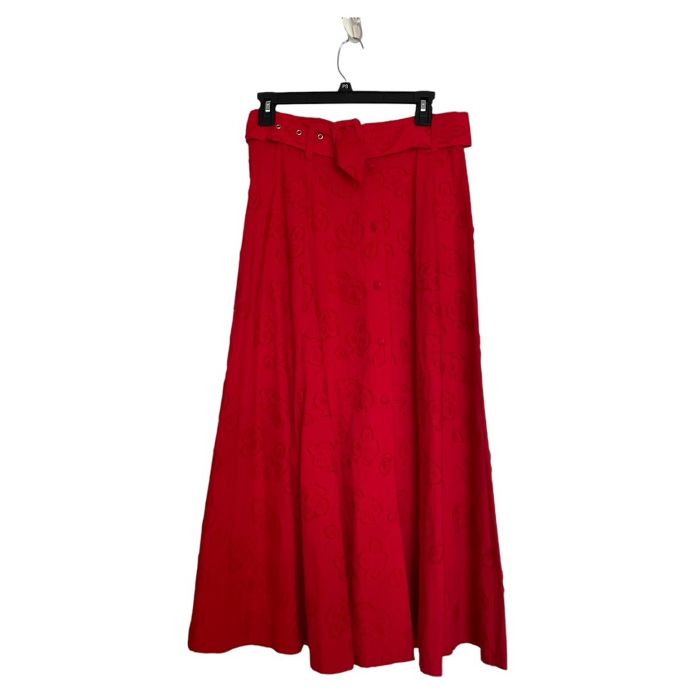 Women’s long skirt red